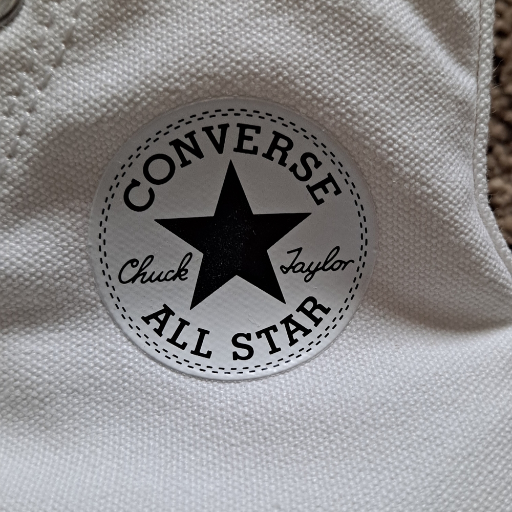 CTAS Women's White Converse Lift Platform High Tops Size 7.5 - Picture 5 of 8